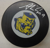 Andrew Copp Autographed University of Michigan Game Puck