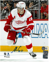 Andrew Copp Autographed Red Wings 8x10 Photo #2