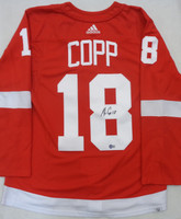 Andrew Copp Autographed Detroit Red Wings Adidas Red Jersey