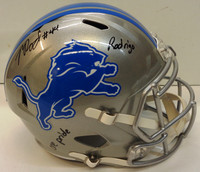 Malcolm Rodriguez Autographed Detroit Lions Speed Replica Helmet w/ "Rodrigo" & "One Pride"
