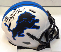 Jamaal Williams Autographed Detroit Lions Lunar Eclipse Speed Mini Helmet