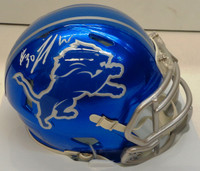 Jamaal Williams Autographed Detroit Lions Flash Speed Mini Helmet