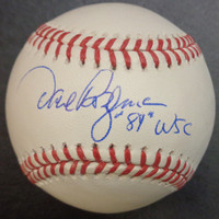 Dave Rozema Autographed Baseball with "84 WSC" - Official Major League Ball