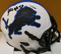 James Houston Autographed Detroit Lions Lunar Eclipse Speed Mini Helmet