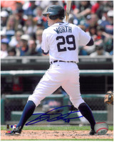 Danny Worth Autographed Detroit Tigers 8x10 Photo #1 - Home Batting