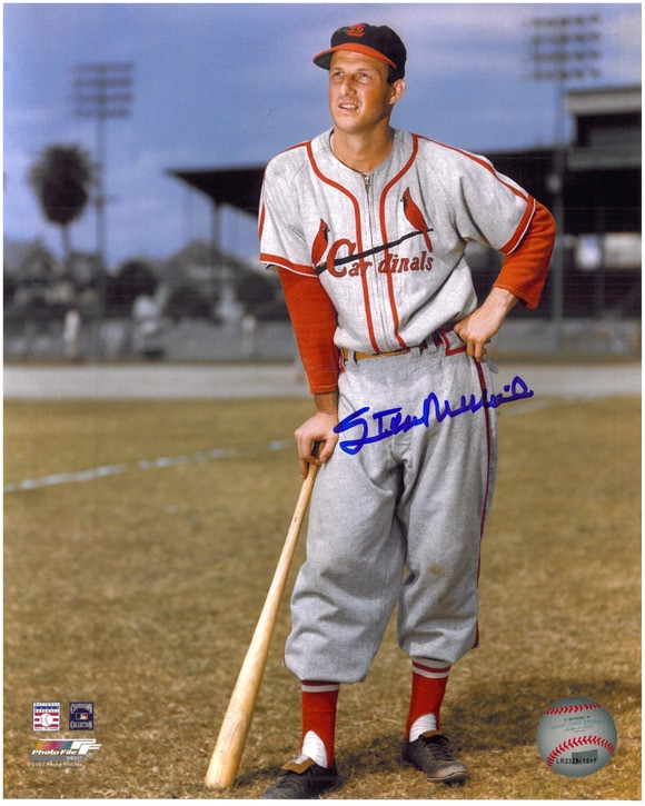 BASEBALL LEGEND STAN MUSIAL CARDINALS  IN THE NAVY NOW 8X10 PHOTO 