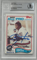 Lawrence Taylor Autographed 1982 Topps Rookie Card