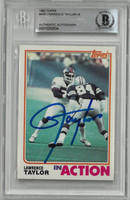 Lawrence Taylor Autographed 1982 Topps IA Rookie Card