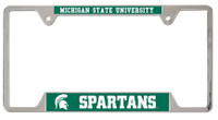 Michigan State Spartans Wincraft Metal License Plate Frame