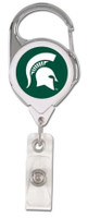 Michigan State Spartans Retractable Badge Holder