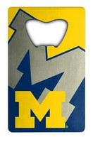 Michigan Wolverines Credit Card Style Bottle Opener - 2” x 3.25"
