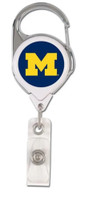 Michigan Wolverines Retractable Badge Holder