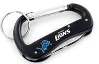 Detroit Lions Aminco Carabiner Multi-Tool Key Chain