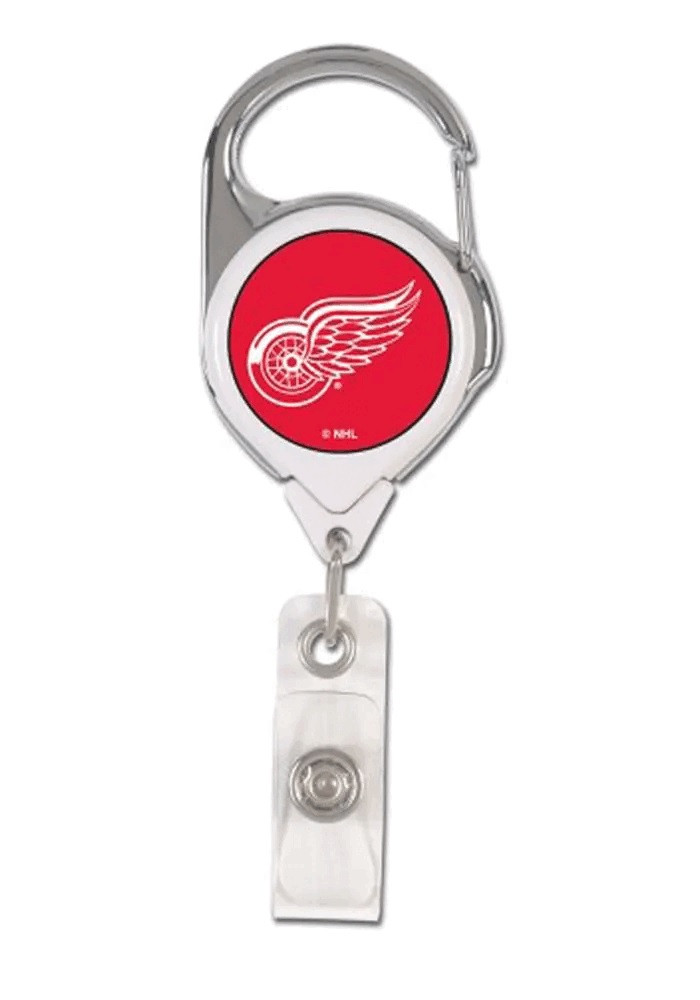 送料無料の商品 Holder Badge Retractable Wings Red Detroit - Sports City Detroit 事務用品