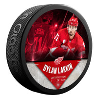 Dylan Larkin Detroit Red Wings Unsigned Player Hockey Puck - Limited Edition of 1000