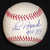 Lou Brock Autographed Baseball with HOF- Official Major League Ball