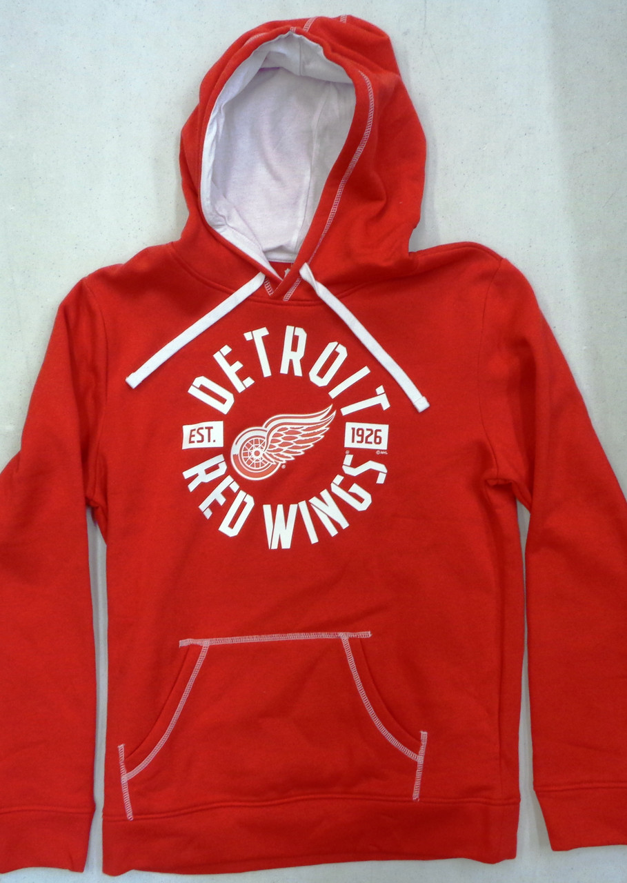 Detroit Red Wings Men's Fanatics Circle Logo Hoodie - Detroit City Sports