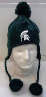 Michigan State University Top of the World Supercell Knit Hat with Tassels