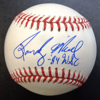 Randy O'Neal Autographed Official Major League Baseball w/ "84 WSC"