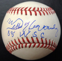 Willie Hernandez Autographed Official Major League Baseball w/ "84 WSC" - Current Signature