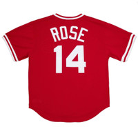 Pete Rose Autographed Authentic Pete Rose Cincinnati Reds 1984 Pullover M&N Jersey (Pre-Order)