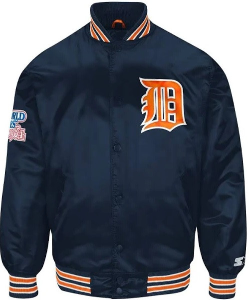 vintage detroit tigers starter jacket