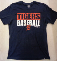 Detroit Tigers Men's 47 Brand Blockout Super Rival T-shirt