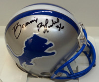 Bennie Blades Autographed Detroit Lions Throwback Mini Helmet