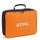 Soft bag for safe transport and storage of up to 2 x STIHL Li-ion batteries and 1 x STIHL charger.

