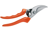 Stihl Secateurs - universal - 0000 881 3637Sturdy, fully-forged universal model for trimming. With a chrome-coated, corrosion-resistant pruner body, integral wire cutting notch and blades that can be resharpened. Plastic-coated ergonomic handles.