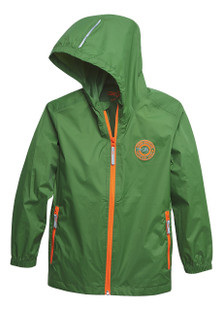 Stihl Children's packable rain jacket (L - 9 - 10yrs) - 0420 410 0340

To keep little ones dry even in sudden rain showers. Our green rain jacket made from 100 % water-repellent polyamide with orange zips is as stylish as it is practical. Elasticated cuffs prevent water from getting into the sleeves, while the hood, taped seams and high collar do the same at the top. And best of all: this rain jacket can be packed into its side pocket to form a small parcel. There’s nothing like having fun in the rain!