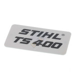 Model Identification Plate for Stihl TS400 - 4223 967 1500