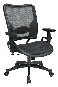 Deluxe Dark Air Grid® Seat and Back
Managers Chair
• Breathable Dark Air Grid® Seat and Back
  with Adjustable Lumbar Support
• Pneumatic Seat Height Adjustment
• 2-to-1 Synchro Tilt Control with Adjustable Tilt Tension
• Height Adjustable Arms with PU Pads
• Heavy Duty Gunmetal Finish Base
  with Dual Wheel Carpet Casters
• This product has achieved GREENGUARD certification