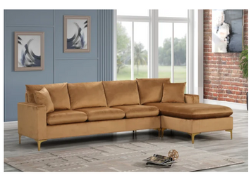 Amber Gold Sectional **NEW ARRIVAL**