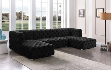 Black Cosmo Oversized Sectional