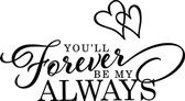 forever always vinyl wall sticker 1