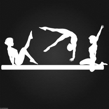 Gymnatics wall sticker