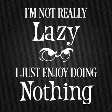 lazy wall sticker 1