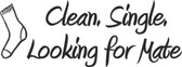 Clean single looking for mate vinyl laundry wall sticker decor fun removeable