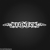 REDNECK tribal flame vinyl car sticker decal rear window or bumper