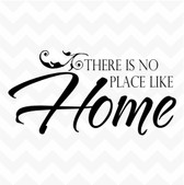 NO PLACE LIKE HOME vinyl wall art sticker saying words family decor home DIY