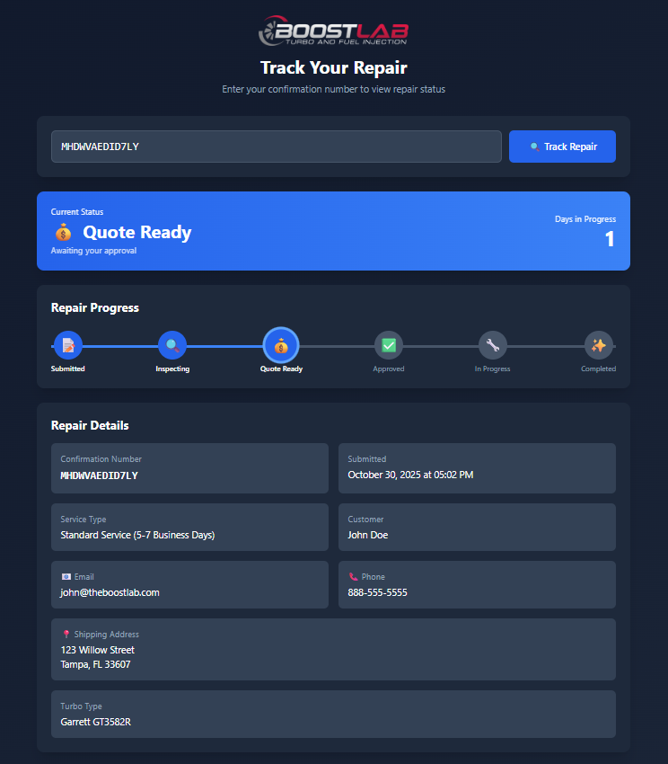 Customer Portal Preview