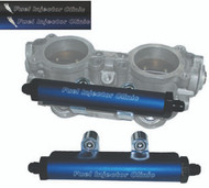 FIC STi ('04 - '06) Top Feed Conversion Fuel Rails with -8AN In/-6AN Out End Fittings