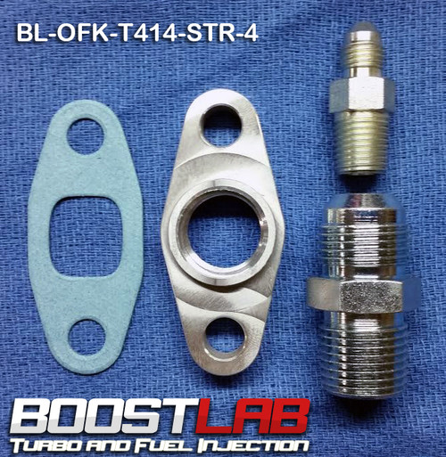 BL T3/T4 Frame Turbo Oil Fitting Kit (Standard NPT Drain Flange)