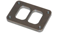 T06 Turbo Inlet Flange (Divided Inlet) - 1/2" thick (STAINLESS)