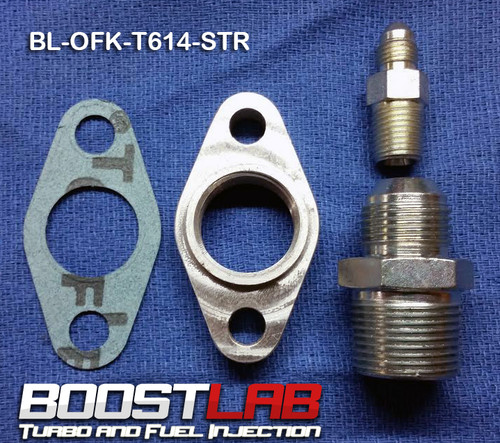 BL T6/Large Frame Turbo Oil Fitting Kit (Srandard NPT Drain Flange)