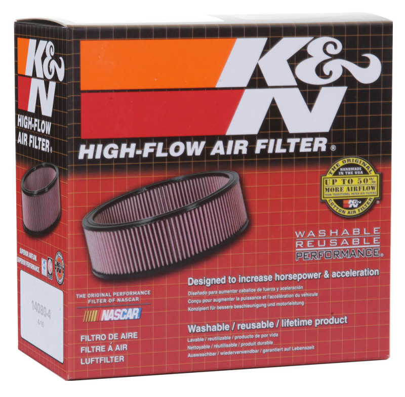 K&N Custom Air Filter Round 5-7/8in OD x 4-7/8in ID x 1.4