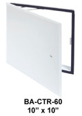 10" x 10" Aesthetic Access Door with Gasket and Hidden Flange