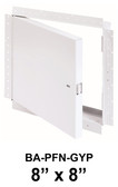 8" x 8" - Drywall Access Door BA-PFN-GYP, Front View, Access Panel