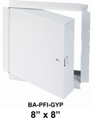 8" x 8" - Drywall Access Door BA-PFI-GYP, Front View, Access Panel